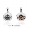 Rose Locket - Round 22mm